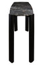 Palermo Black Marble Top and Acacia Wood Console Table