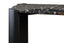 Palermo Black Marble Top and Acacia Wood Console Table