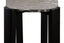 Palermo Black Marble Top and Acacia Wood Console Table