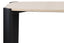 Palermo Cream Marble Top and Black Acacia Wood Console Table