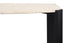Palermo Travertine Top and Black Acacia Wood Console Table