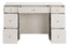 Dorsino Ivory Wood Veneer Seven Drawer Dressing Table