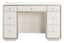 Dorsino Ivory Wood Veneer Seven Drawer Dressing Table