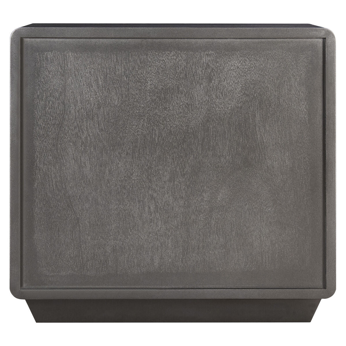 Dorsino Brown Grey Wood Veneer Two Drawer Bedside Table