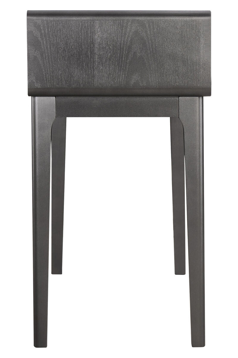 Dorsino Brown Grey Wood Veneer Two Drawer Dressing Table