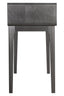 Dorsino Brown Grey Wood Veneer Two Drawer Dressing Table