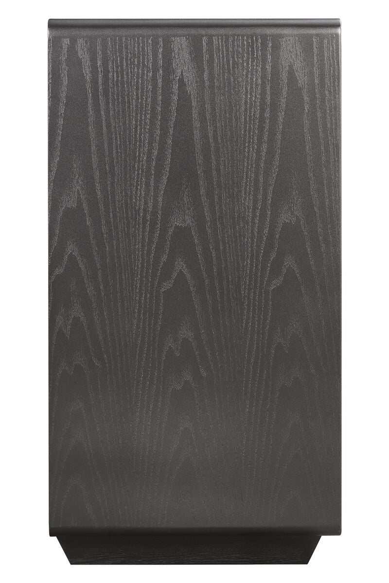 Dorsino Brown Grey Wood Veneer Three Drawer Chest