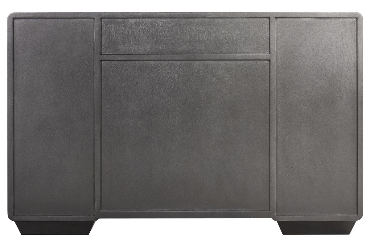 Dorsino Brown Grey Wood Veneer Seven Drawer Dressing Table