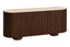 Babel Travertine and Mango Wood 2 Door Curved Sideboard