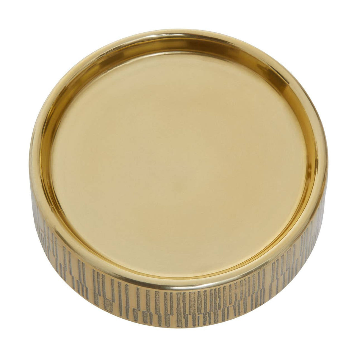 Allegra Line Effect Gold Soap Dish