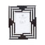 Donato 4in x 6in Black and White Stripe Photo Frame