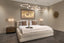 Bed Obidis natural linear 180x210 (mattress size (excl.) with storage