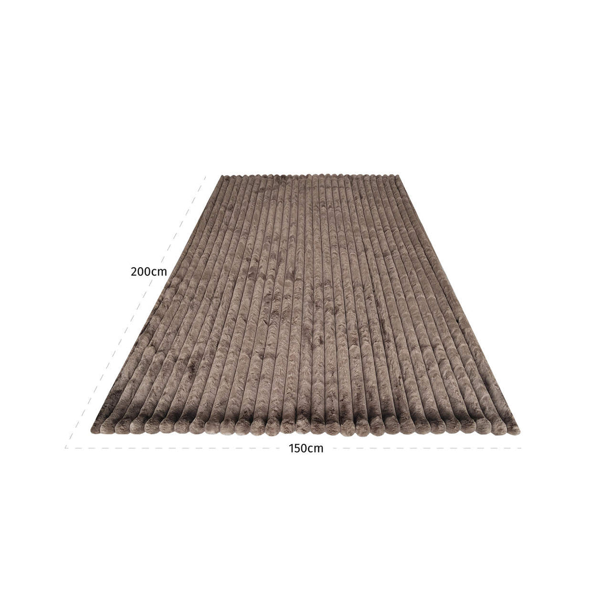 Plaid Chic Furenzo taupe 150x200