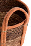 Basket S/3 max 33x23 cm KINSALE brown red-terra