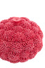 Deco box+lid 17x16 cm CORAL red