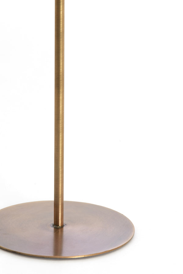 Flower display deco 13x30 cm TUBE antique bronze