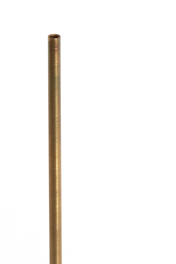 Flower display deco 13x30 cm TUBE antique bronze
