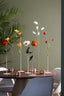 Flower display deco 13x30 cm TUBE antique bronze