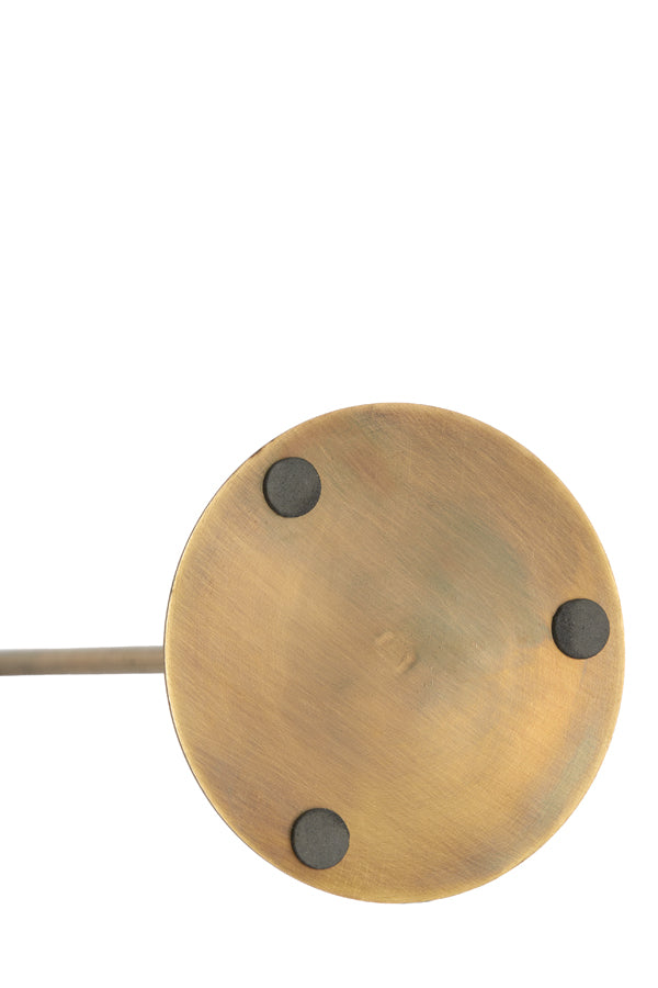 Flower display deco 13x30 cm TUBE antique bronze