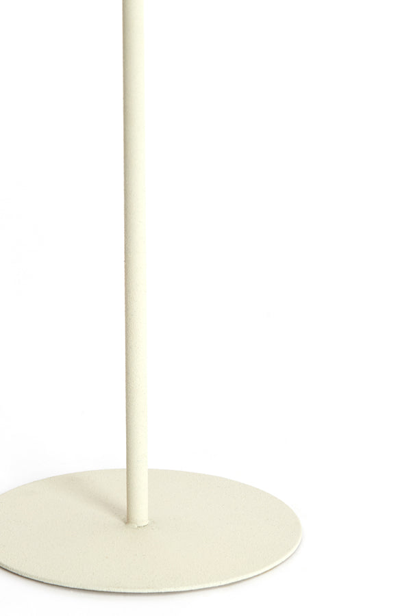 Flower display deco 13x30 cm TUBE matt cream