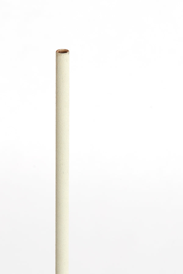 Flower display deco 13x30 cm TUBE matt cream