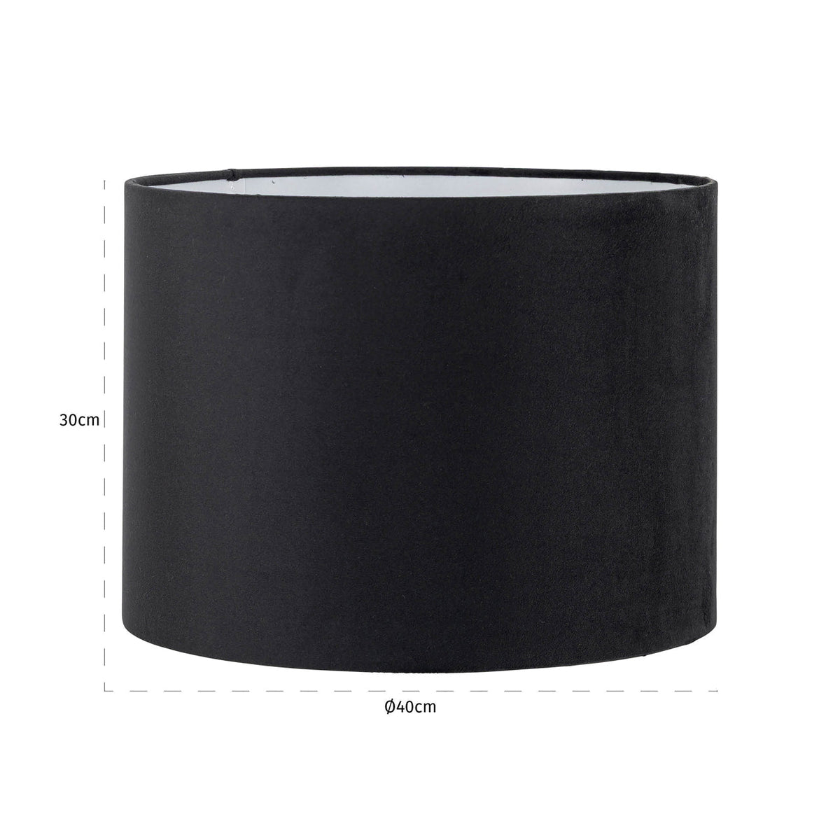 Lampshade Jaylinn black 40Ø