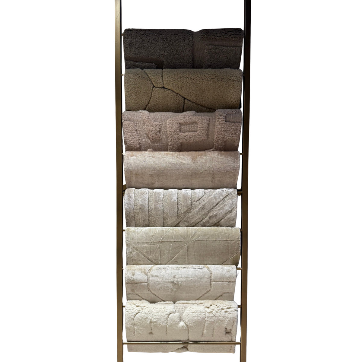 Coat rack Sample gold Carpet hanging rack
