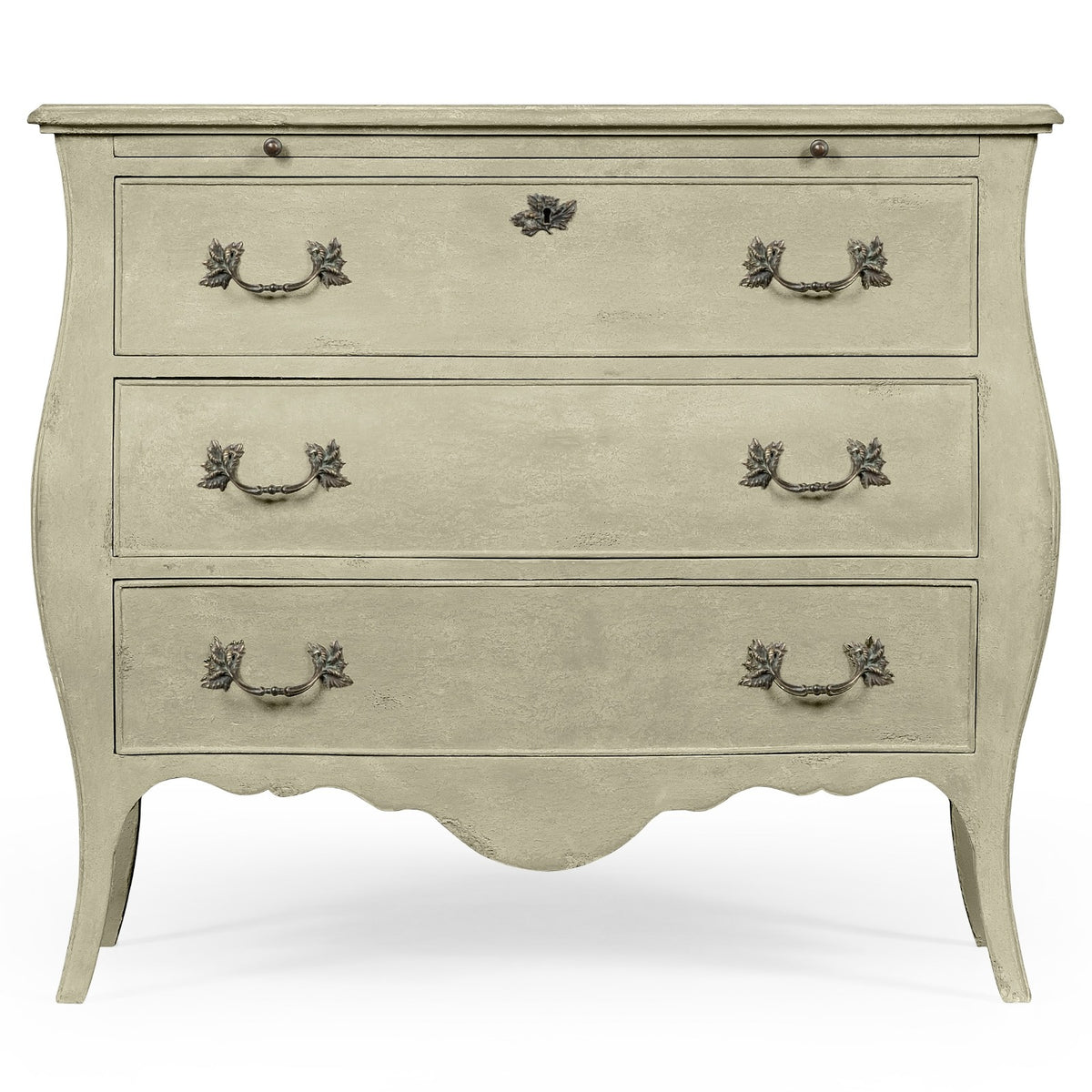 Chest of Drawers Bombe in Grey