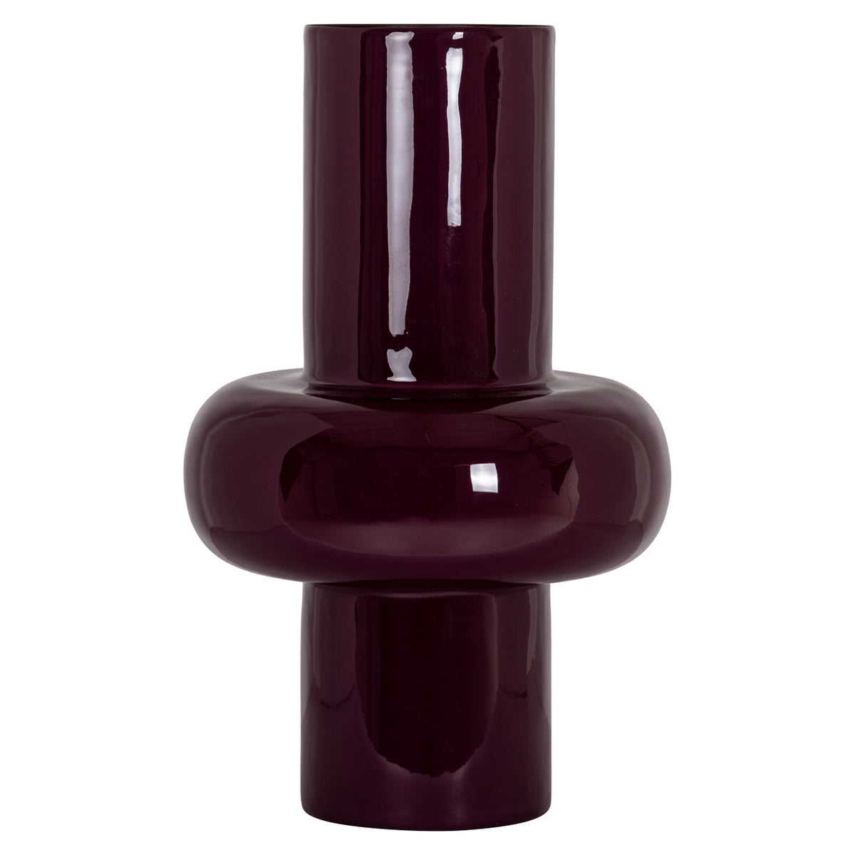 Vase Ashlyn burgundy large