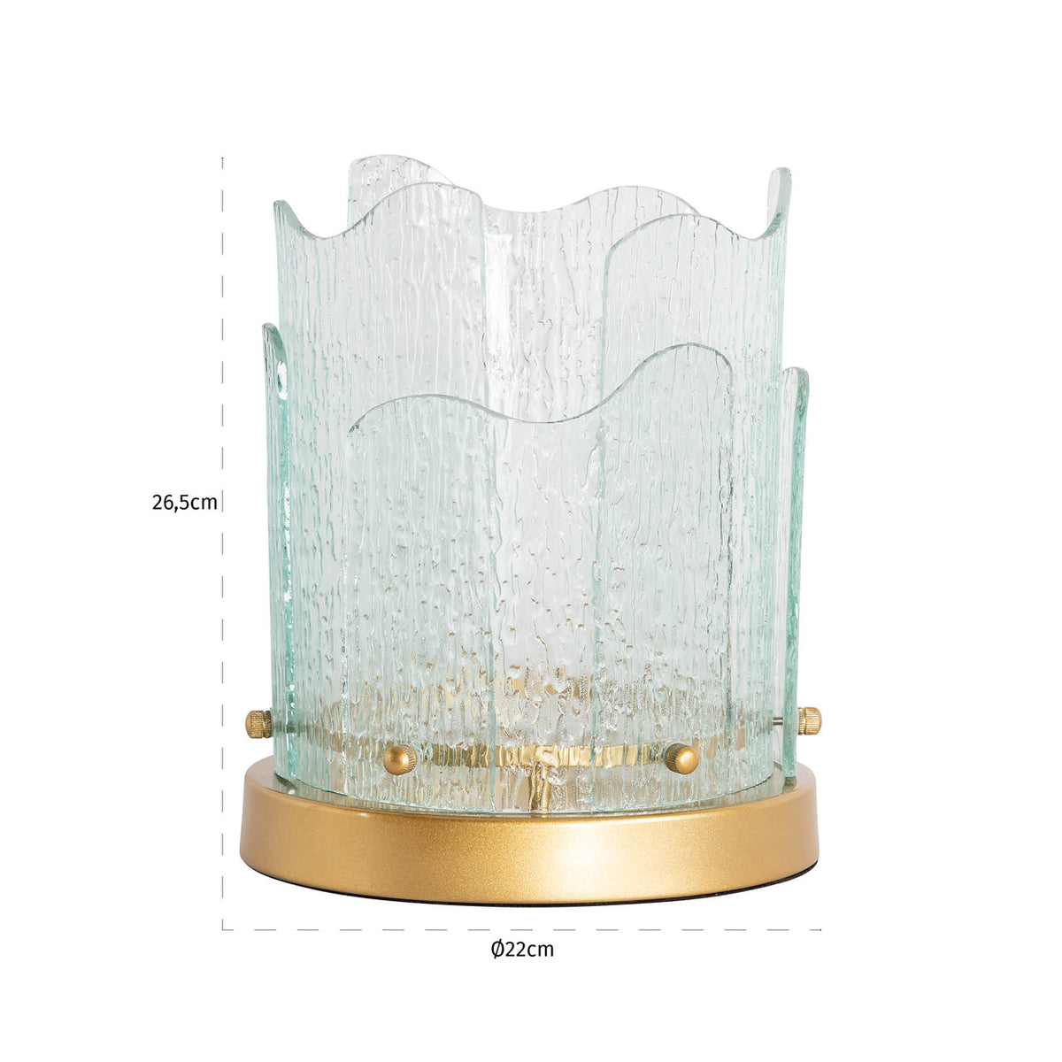 Hurricane light Danila gold small