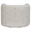 Lounge chair Talley cream tweed swivel