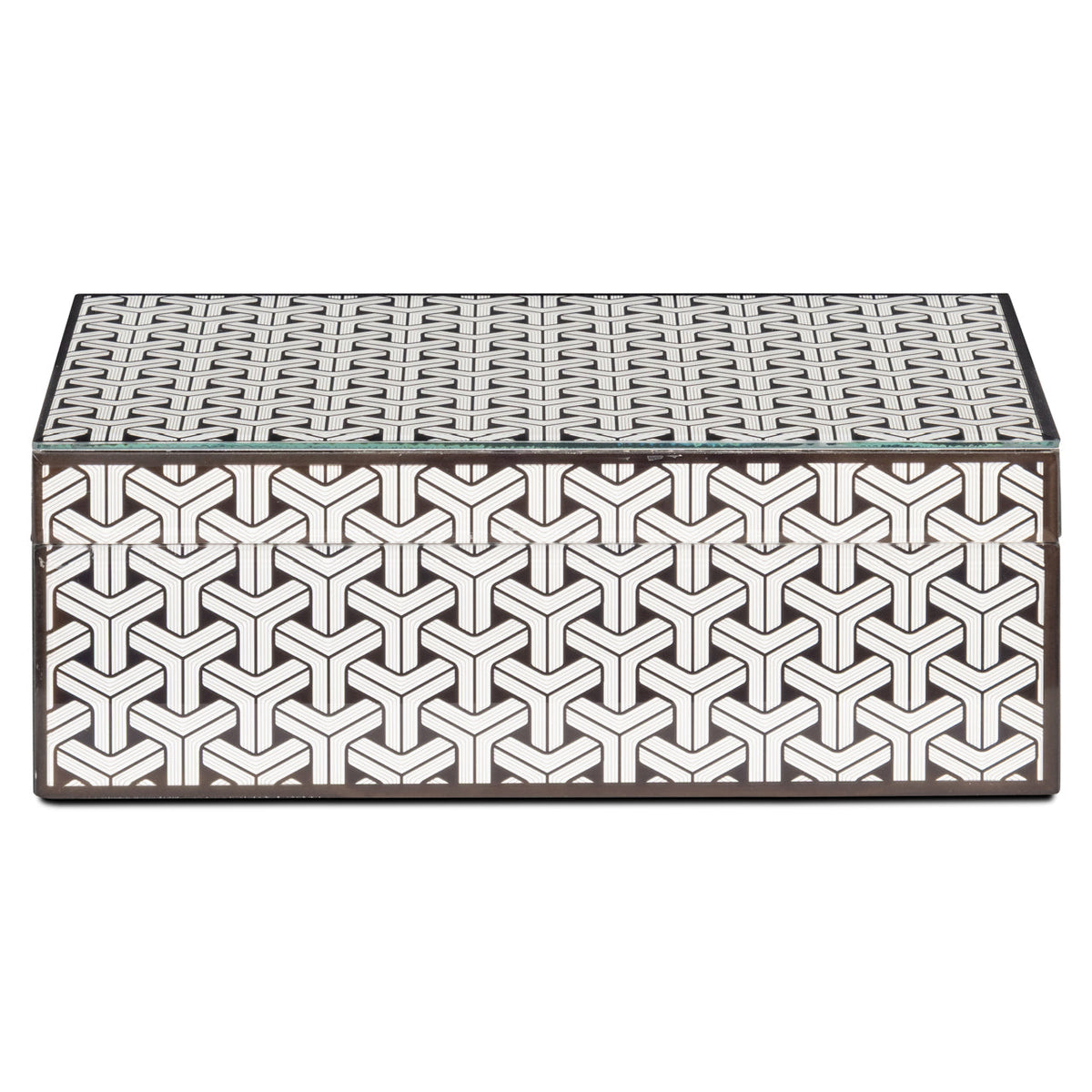 Storage box Feliz black/white large