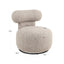 Lounge chair Kaya cayenne brown swivel
