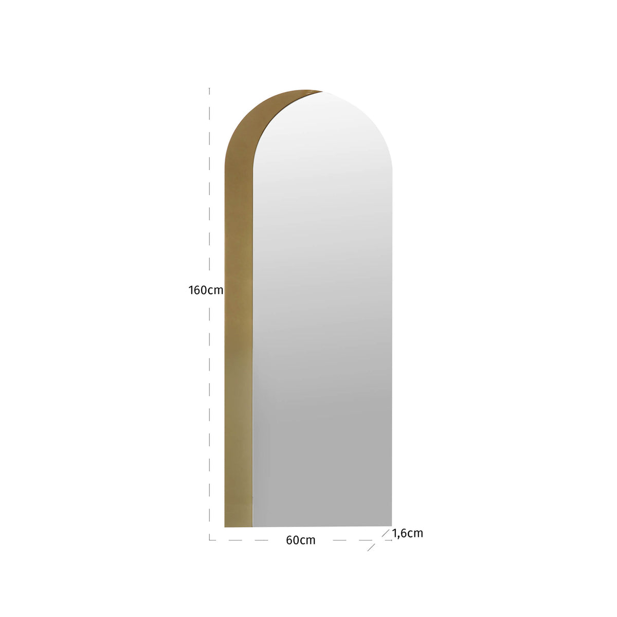Mirror Draven champagne gold