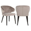 Dining chair Indigo khaki velvet