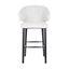 Bar stool Indigo white bouclé