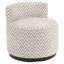 Lounge chair Franny sand chevron