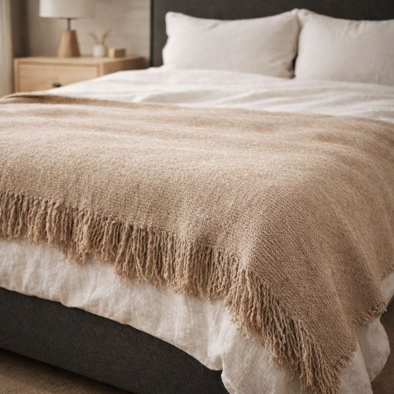 Malini Serena Natural Throw