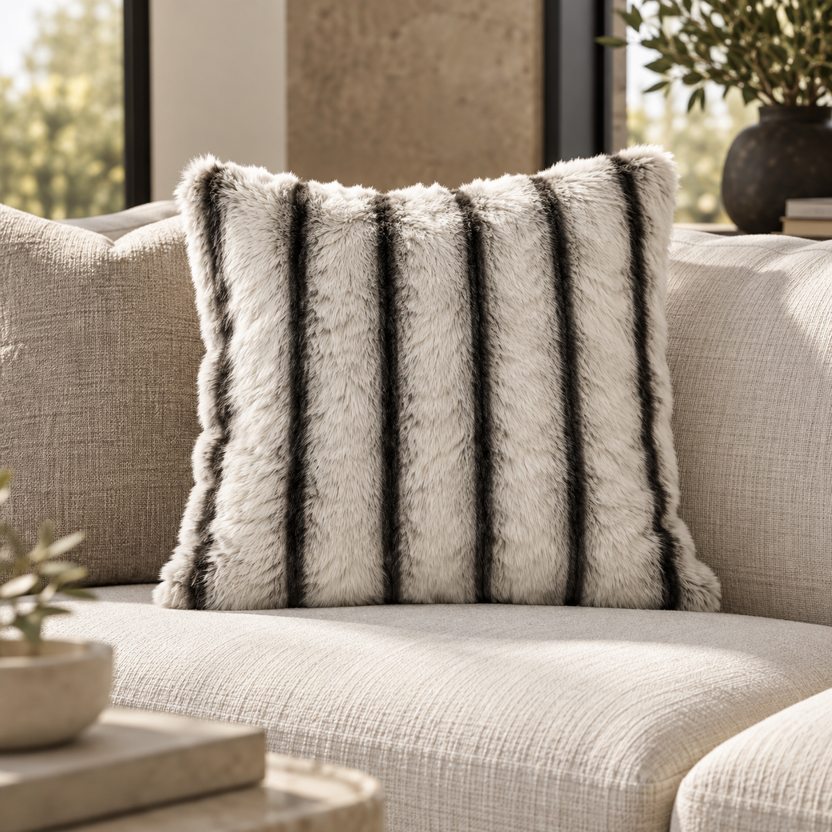Malini Sydney Fur Marten Cushion