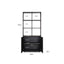 Display cabinet Blackbone Brass black rustic 