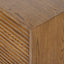 Charlton Bedside Table | Oak in Walnut Finish