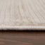 Carmel Cream-Beige Striped Rug | 6010