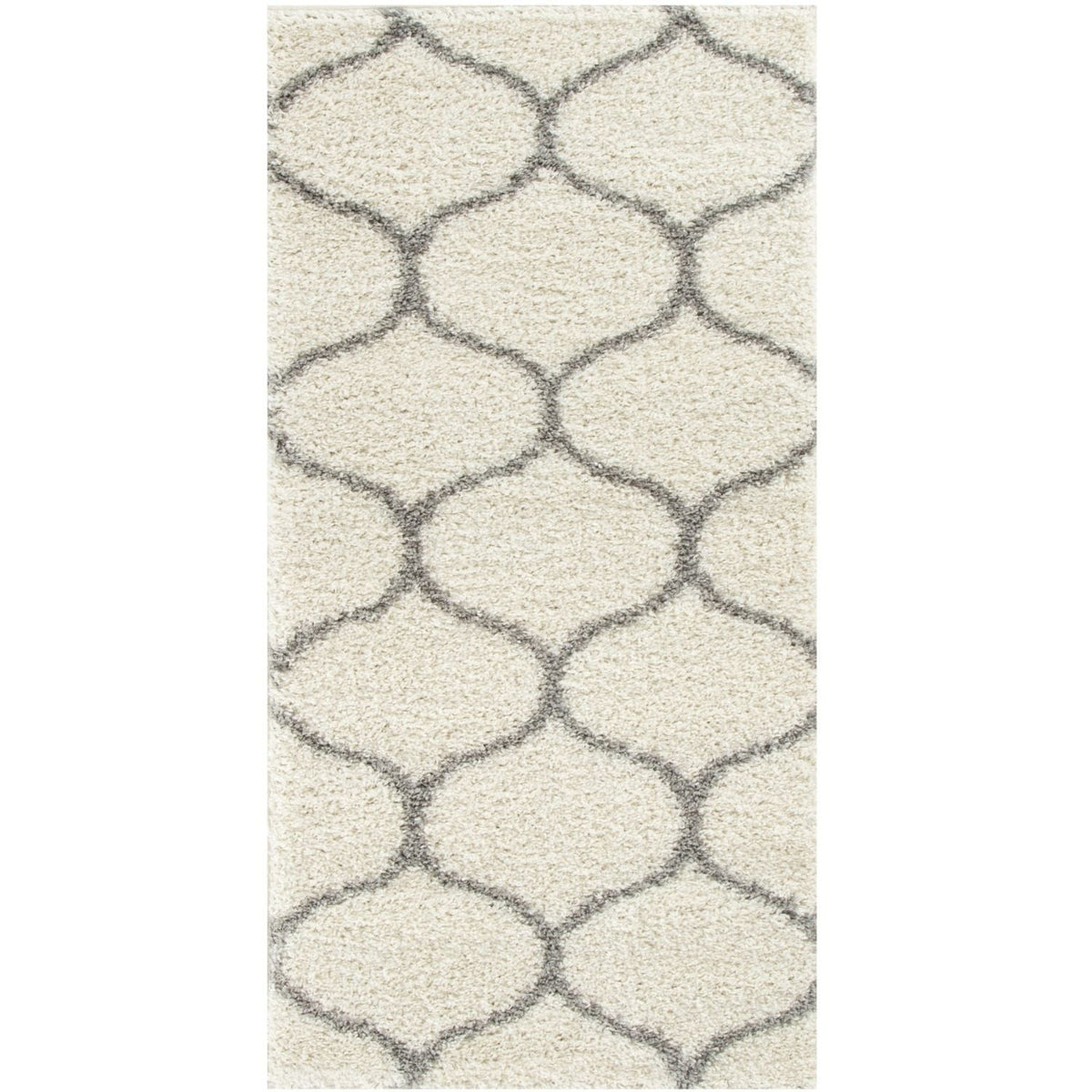 Moroccan Ivory Shaggy Rug | 600
