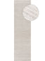 Carmel Cream-Grey Striped Rug | 6010