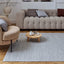 Carmel Grey-Cream Striped Rug | 6020
