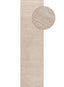 Carmel Beige-Cream Striped Rug | 6020