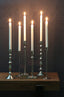 Candle stick 7,5x20,5 cm SERLA nickel