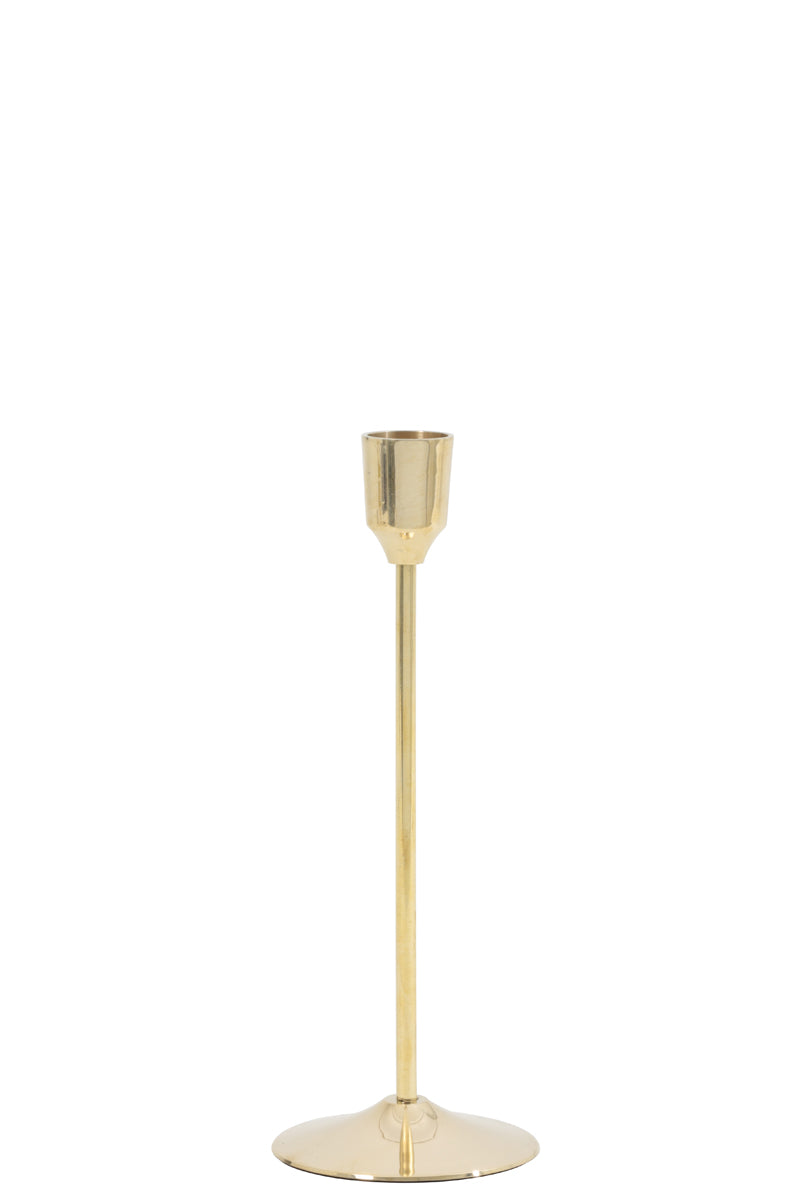 Candle stick 7,5x20,5 cm SERLA gold