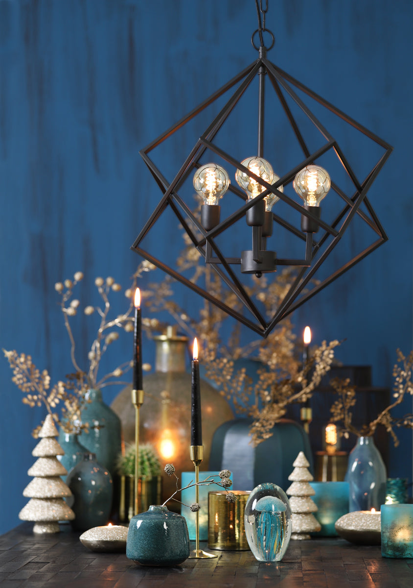 Candle stick 7,5x20,5 cm SERLA gold