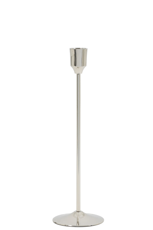 Candle stick 7,5x25,5 cm SERLA nickel